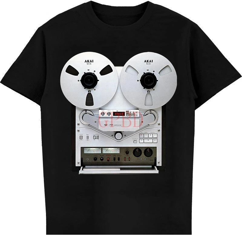 Akai & Teac Vintage Reel To Reel Tape Recordermens Classic T Shirt