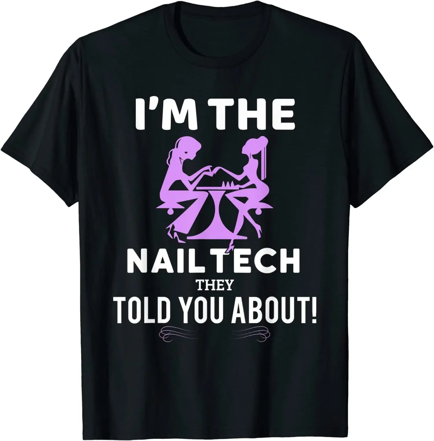 

Забавная летняя хлопковая Футболка Im The Nail Tech для мужчин, повседневные футболки с коротким рукавом, топы, Прямая поставка