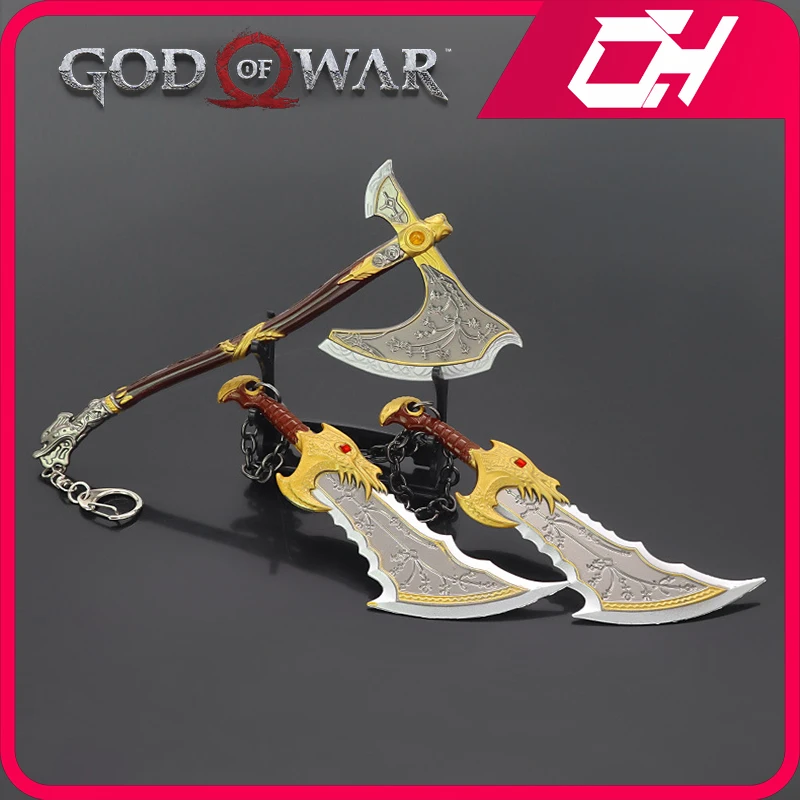 God of War Weapon Blade of Chaos Kratos Leviathan Axe Sword Metal Weapon Model Katana Sword