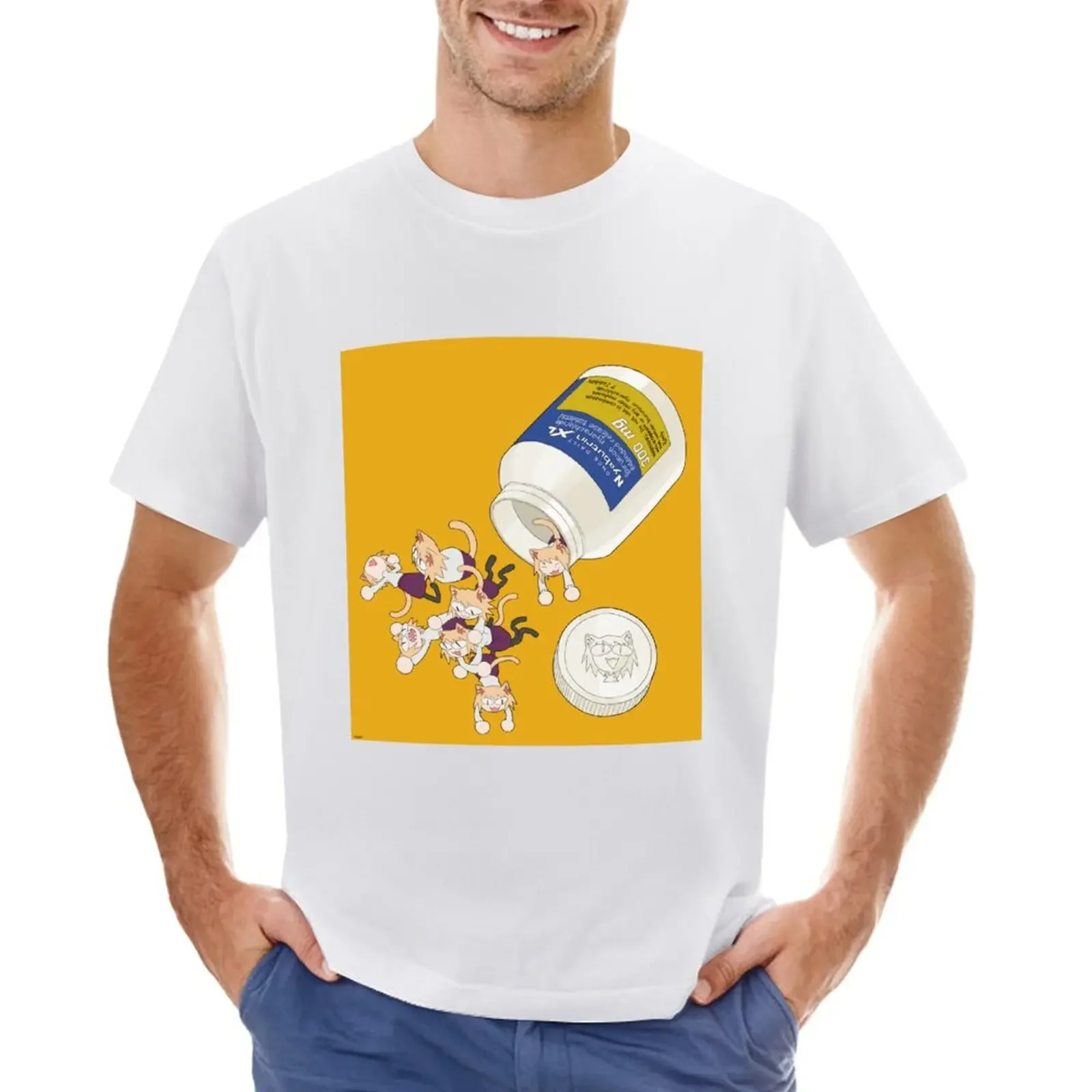 

Neco Pills T-shirt for a boy Short sleeve tee Blouse men t shirt