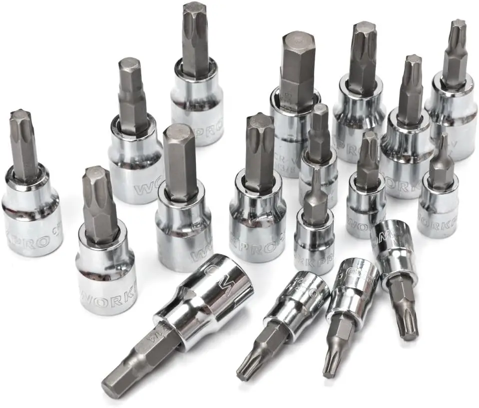 450-Piece Drive Socket Set 1/2" 1/4" 3/8", CR-V Metric and Imperial with Quick-Release Ratchet Wrench, Spanners, Bits Se 5