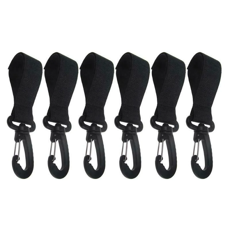 

6pcs Kayak Paddle Keeper Webbing Strap Holder Clip SUP Inflatable Boat Snap Clip Paddleboard Parts