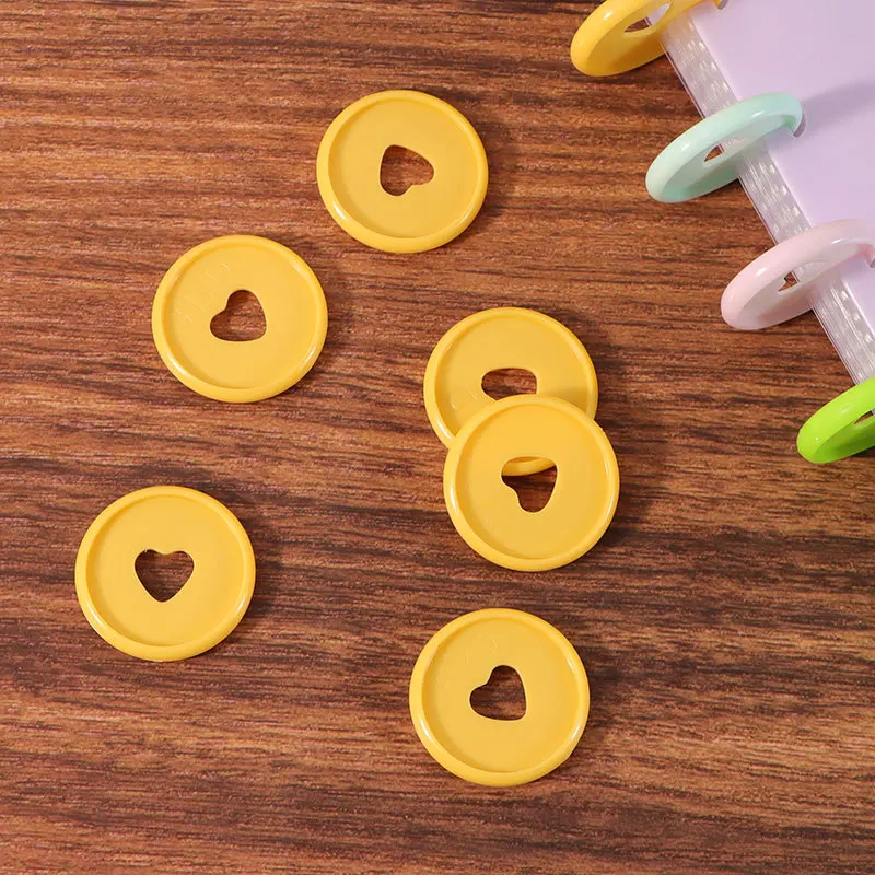 50Pcs 19mm/28mm/32mm Discs Mushroom Hole Binder Ring Discbound Planner Ring Binder Chest Disc Planner Binding Discs