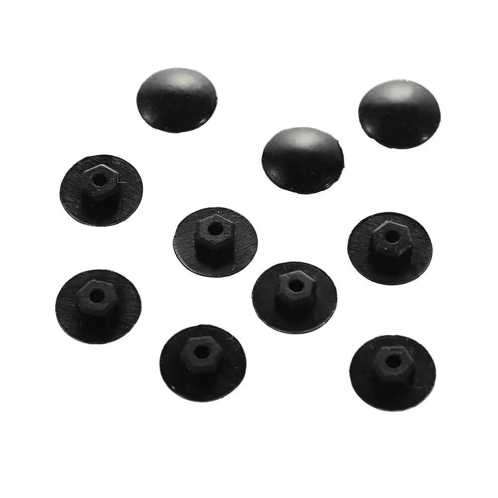 

10Pcs Black Rubber Dustproof Bicycle Headset Cap MTB Bike Bike Bolts M6 Screw Stem Top Cover Outdoor Cycling Accessories