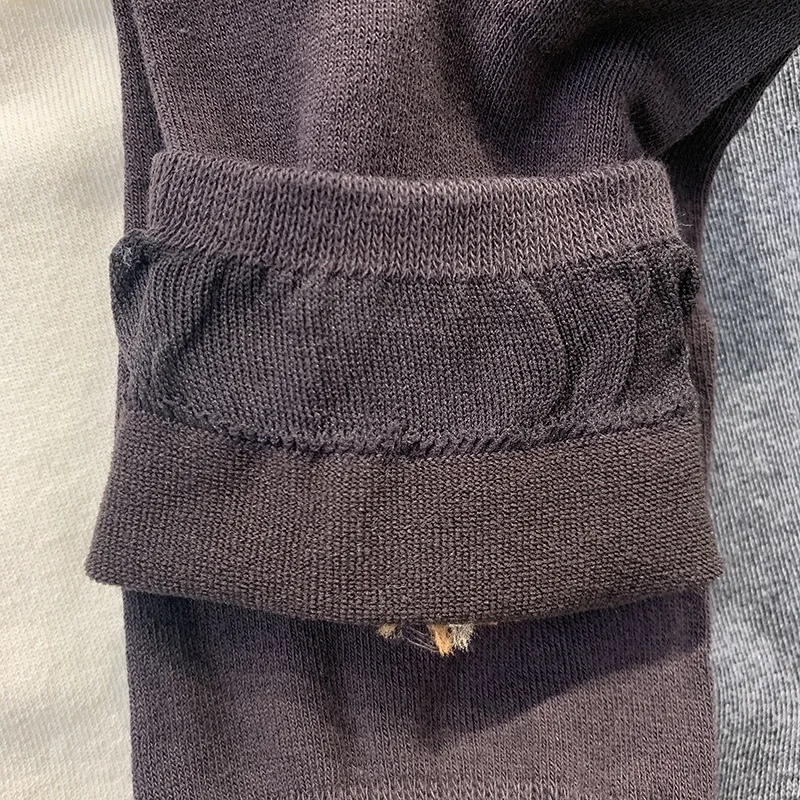 5 Pairs Bear Men's Socks Cartoon Gentleman Harajuku Skateboard Socks Wnter Warm Novelty Breathable Business Sox Christmas Gift