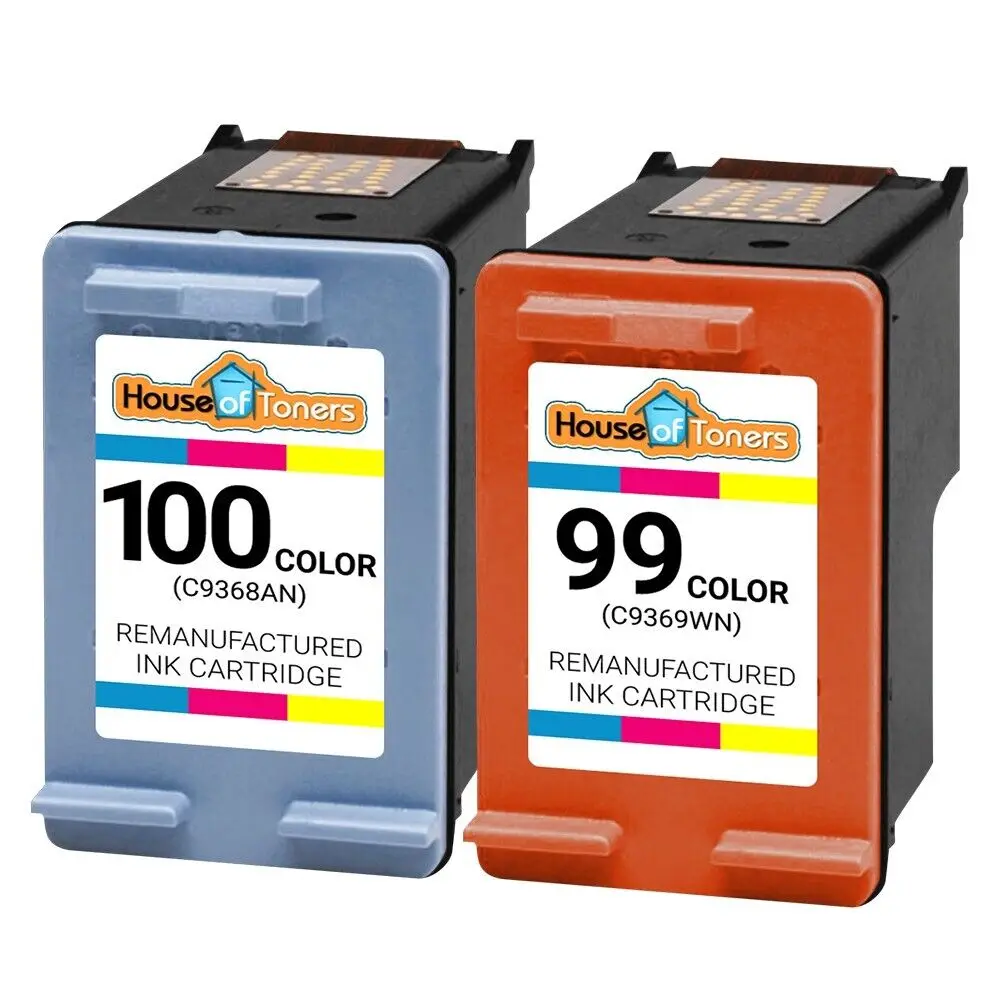

2pk Compatible HP 99 & 100 for Photosmart C Series D Series 8030 8038 8053 375b