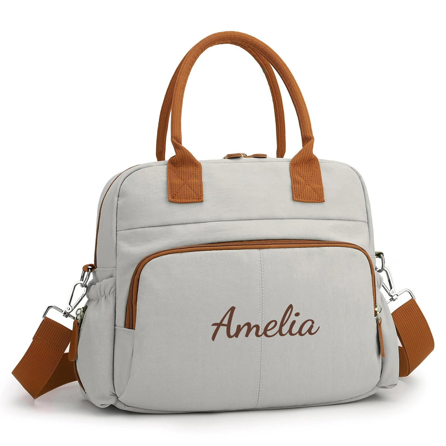 Personalised Maternity Bag For Baby Items With Custom Name Large_voghion.com