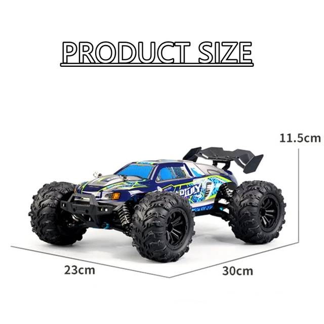 Rc Cars Off Road 4×4 with LED Headlight,1/16 Scale Rock Crawler 4WD 2.4G 50KM High Speed Drift Remote Control Monster Truck Toys 6
