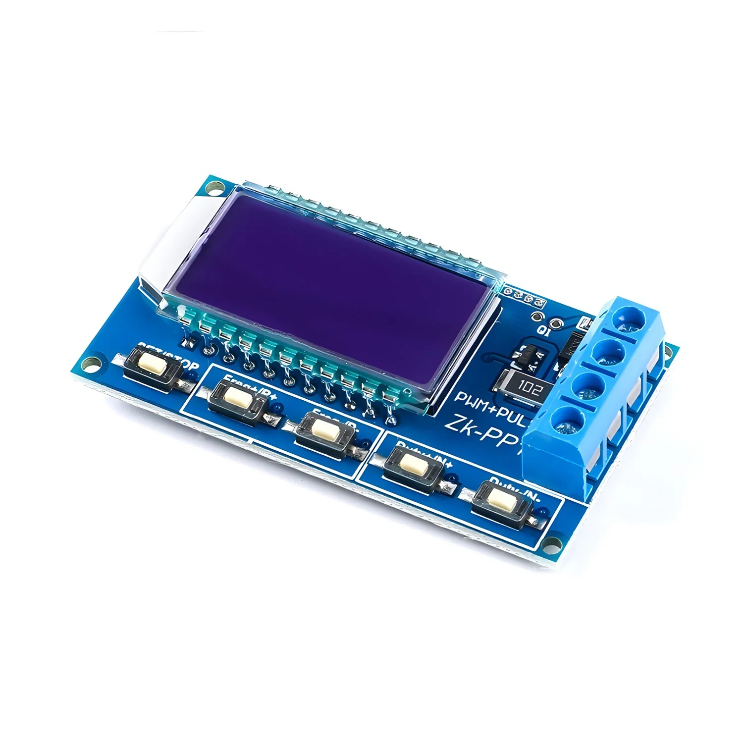 ZK-PP1 LCD Dual Model Signal Generator Square Wave 1Hz-150KHz PWM Pulse Generator Module Frequency Duty Cycle Adjustable 5
