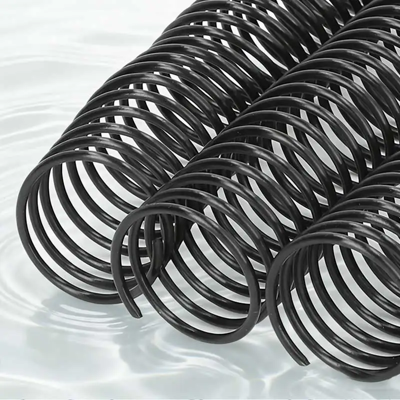 10개 바인딩 스파이럴 4:1 피치 플라스틱 46개 톱니 360도 회전 280매 용량 사용하기 쉬운 문서용 바인딩 코일