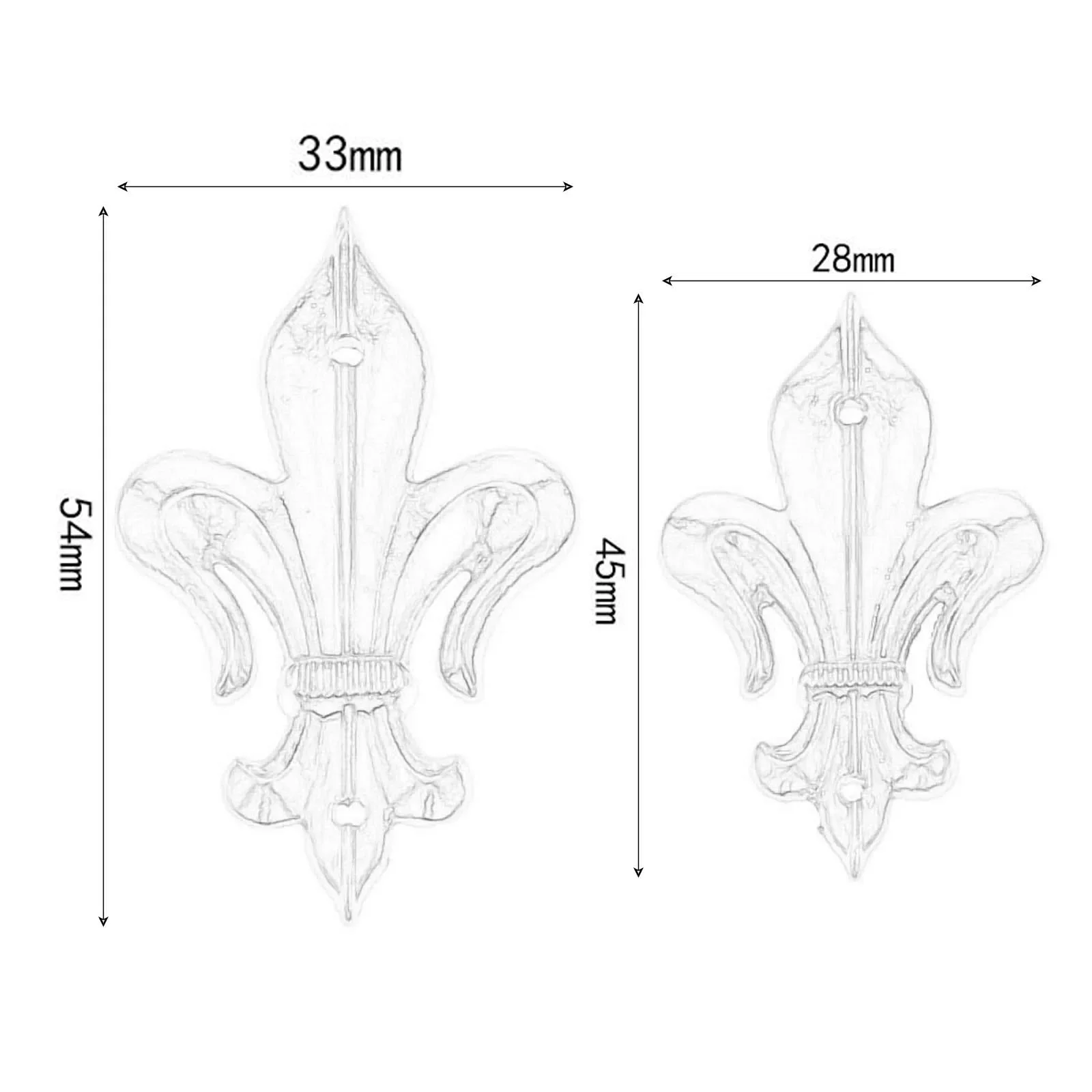 Gold/Antique bronze Corner Brackets 28*45mm/33*54mm Jewelry Gift Box Wood Case Feet Leg Corner Protector with Nails 4Pcs furniture hardware angled furniture hardware furniture corner protector