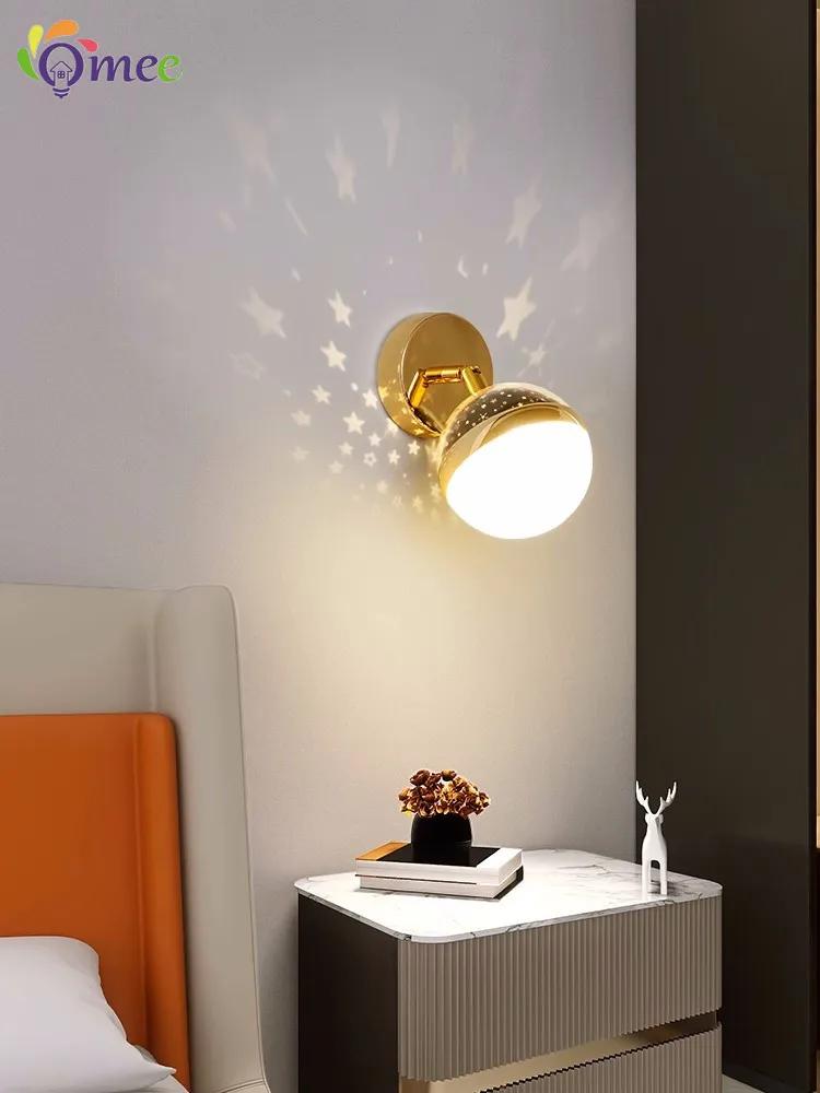 Modern Minimalist LED Wall Lamp Home Indoor Decor stars Wall Sconce For Living Room Bedroom Bedside Backgroud Light Decoration