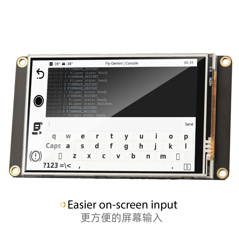 Mellow 3.5in 50fps SPI FLY TFT V2 Klipper Capacitive/Resistive