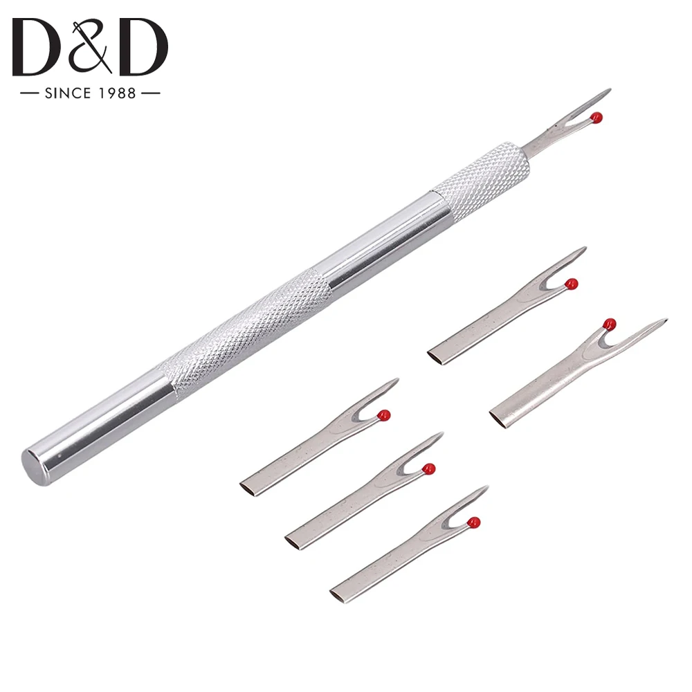 금속 솔기 리퍼 교체 블레이드, 알루미늄 합금 핸들 스티치, 바느질 공예용 언피커, DIY 자수 제거, 1 개