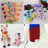 2.5mm Colorful Soft Milk Cotton Yarn For Hand Knitting Crochet Woven Handbag Sweater Thick Wool Threads DIY Crafts Shoes Scarves 2