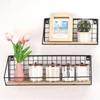2/4pcs Qtip Holder Dispenser for Cotton Ball, Cotton Swab, Floss 10 oz, 12 oz Clear Storage Box Apothecary Jars with Bamboo Lids 3