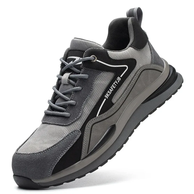 Anti Penetration Safety Shoes Breathable Light weight Comfortable Safety Work Boots Men's Outdoor Safety Shoes Sports Work Shoes