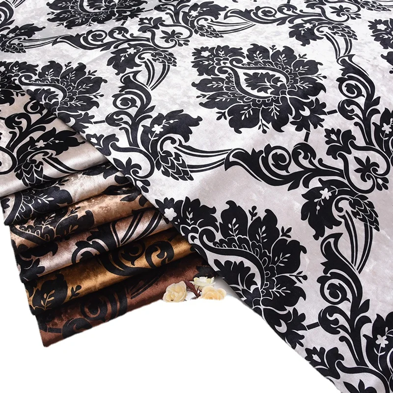 Velvet Upholstery Fabric Yard | Velvet Fabric Upholstery Home - Wide 57 Printed -