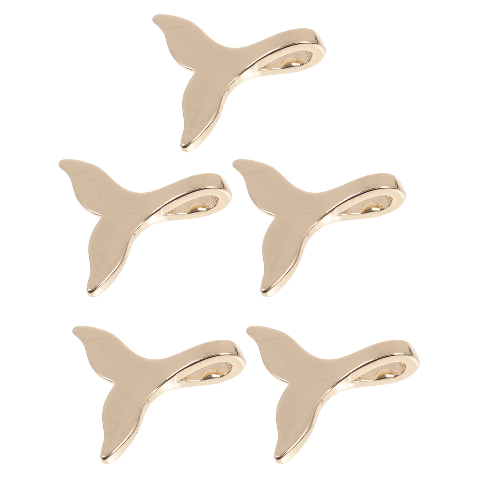 

5 PCS Pendant Jewlery Fishtail Charm Scattered Beads Bracelet Jewelry DIY Copper Making Findings