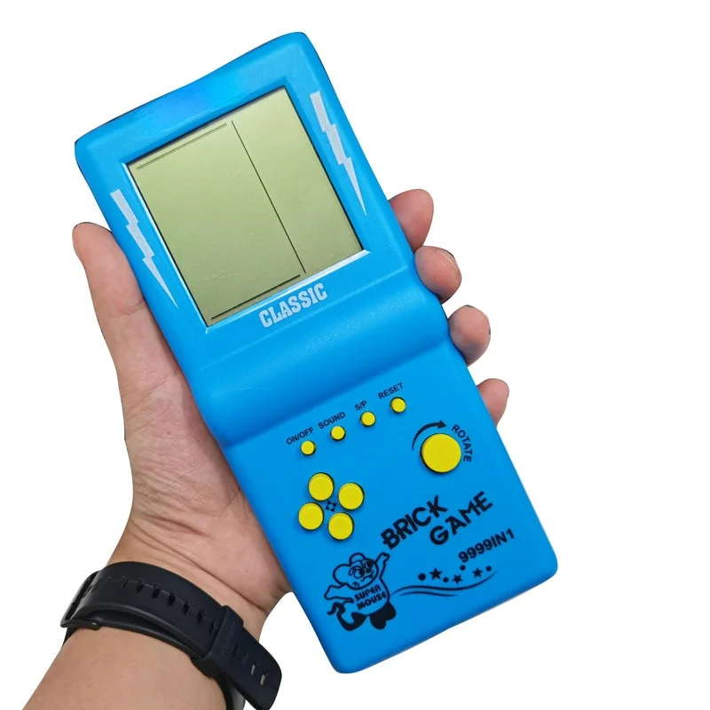 Portable Game Console Tetris Handheld Game Players LCD Screen Electronic Game Toys Pocket Game Console Classic Childhood Gift 
