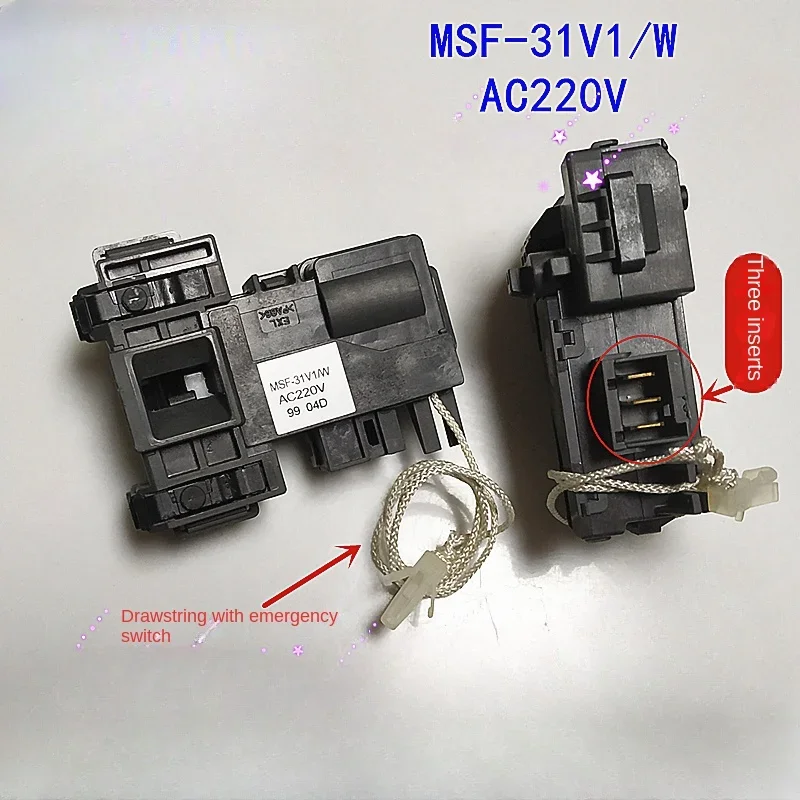 For Panasonic Drum Washer Door Lock Door Switch MSF-34V1/W MSF-31V1/W Original Parts 220V