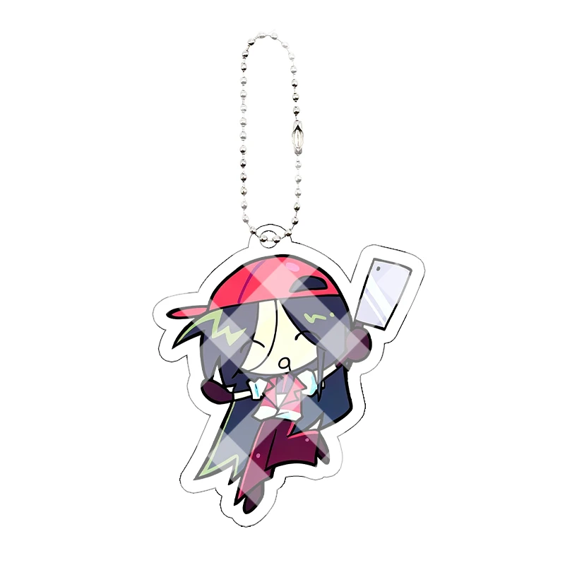 Kawaii Hatsune Miku Acrylic Keychain - Exquisite Anime Girl Pendant & Cosplay Decor Keyring Gift