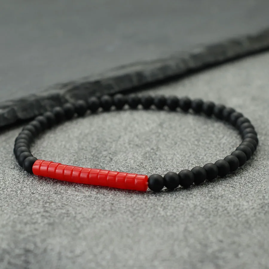 Minimalistisches 4mm Perlen Strang Armband Unisex Meditation Yoga Heilung Chakra Armband Handgemachtes Freizeit Accessoires Geschenk für Paare – Detail 11
