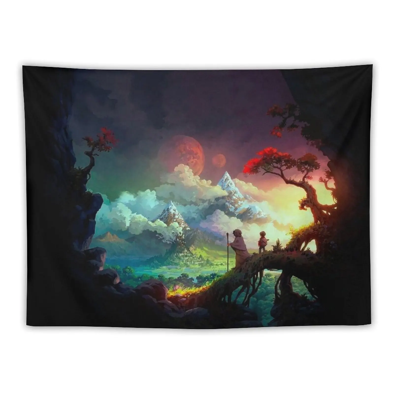 

Anime fantasy forest Tapestry House Decorations Anime Decor Home Decorations Bedroom Decoration Tapestry