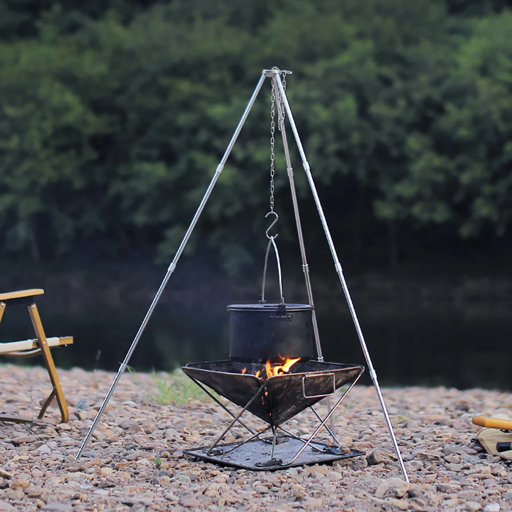 Aluminum Camping Tripod Stand 6