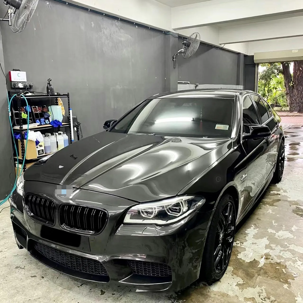 F20 F21 2011-2014 2015-2017 Racing Grille Für BMW F20 F21 120i LCI 1 Serie 2015 2016 2017 glänzend Schwarz Front Nieren – Detail 5