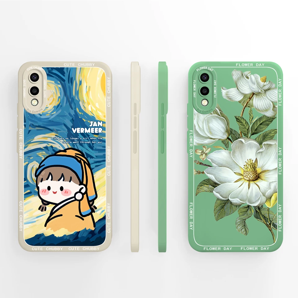 Lovely Astronaut Girl Liquid Durable Phone Case Shell