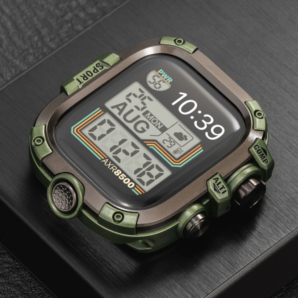 Premium Waterproof Metal Bumper Case with Protective Film