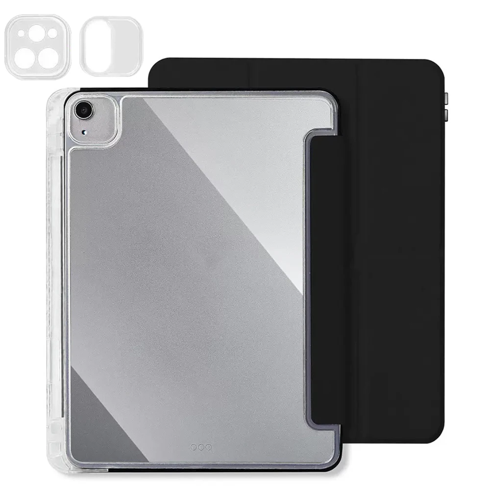 Sleek Tri-fold Clear Acrylic Tablet Case