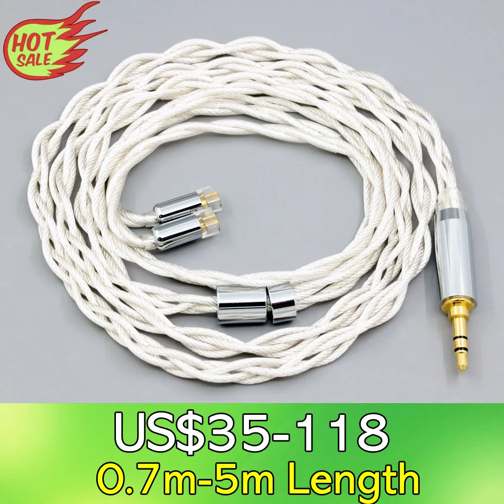 

LN008125 Graphene 7N OCC Silver Plated Type2 Earphone Cable For UE11 UE18 pro QDC Gemini Gemini-S Anole V3-C V3-S V6-C