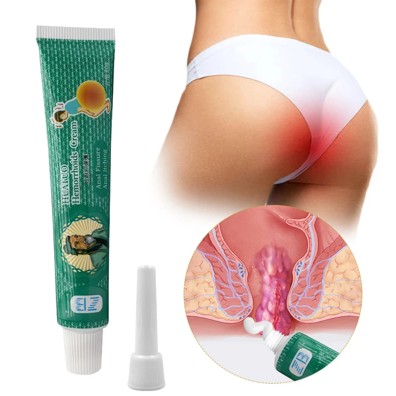 1pcs ZB Hemorrhoids Ointment Plant Herbal Hemorrhoid Cream Medicine Treatment Internal External Anal Fissure Counterpain Cream