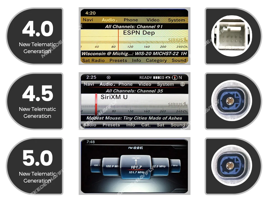 MEKEDE EU Store Autoradio für Mercedes-Benz C-Klasse W204 C204 S204 2008–2010 Auto-Multimedia-Player Navi GPS Carplay AUTO BT – Detail 14