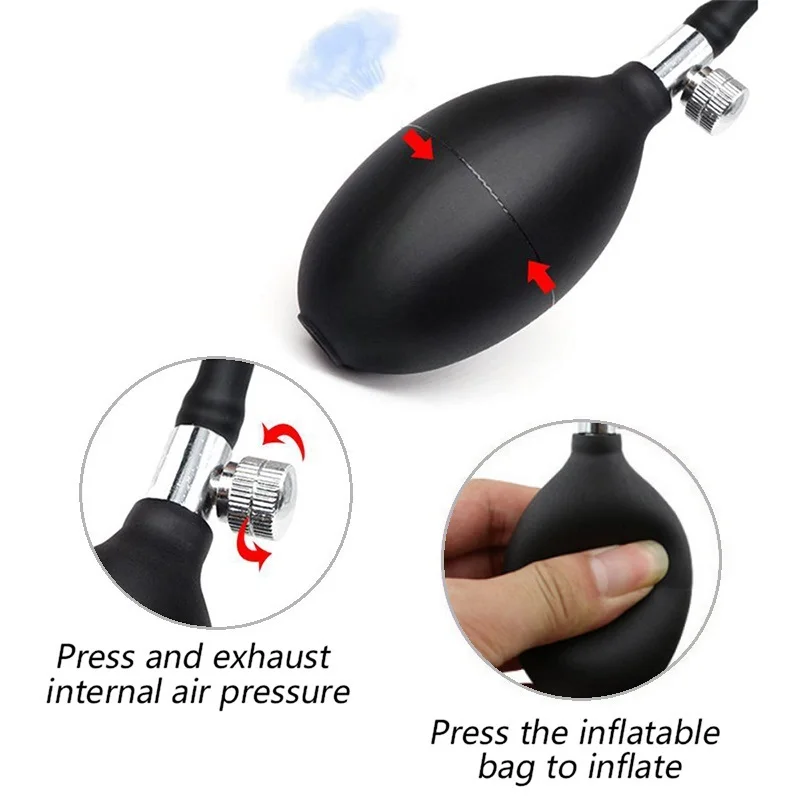 Penis Sex Toys Male Inflated Urethral Plug Penis Stimulator Catheter Play Silicone Urethral Sounding Rod Dick Dilation for Men Adult