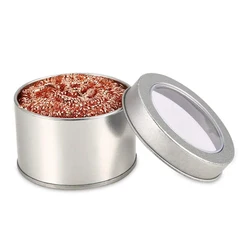 Copper Wire Soldering Iron Tip Cleaner with Mesh Filter and Metal Dross Collector (As shown1)