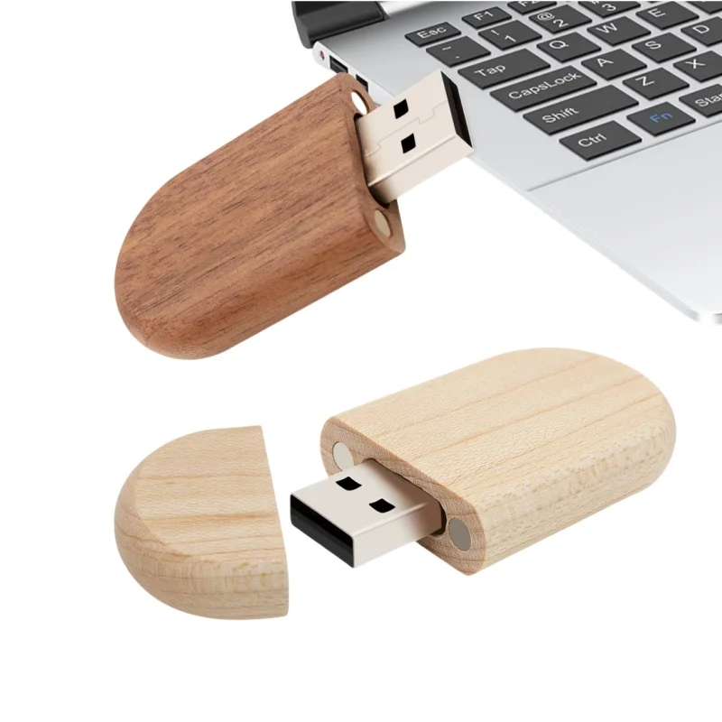 5개/세트 USB 플래시 드라이브 나무 케이스 펜 드라이브 나무 USB2.0 무료 맞춤 로고 1G 2G 32GB 64GB 메모리 스틱 선물용 4GB 8GB 16GB