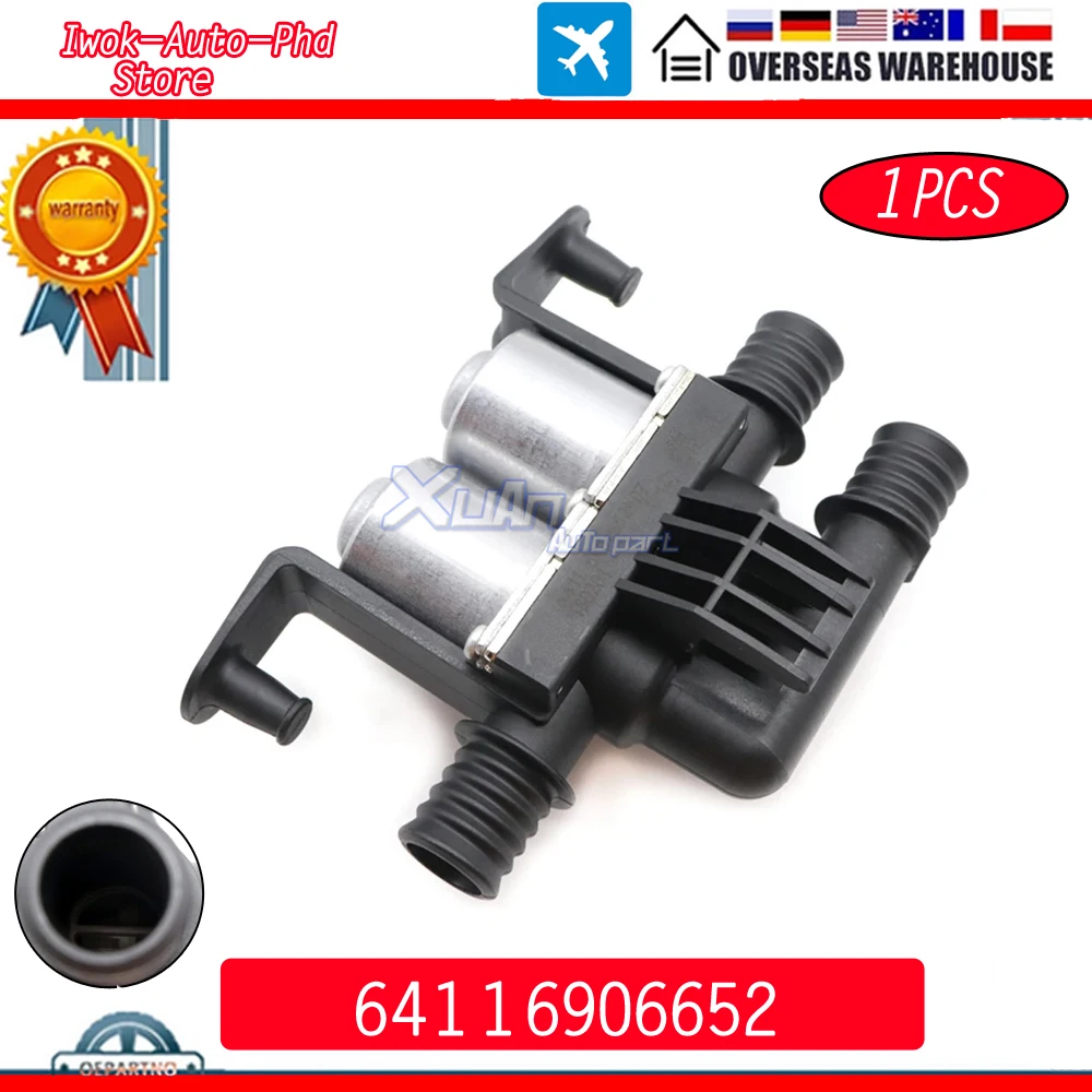 XUAN Heater Control Valve Solenoid 64116906652 For BMW E60 E63 E65 E66 535i 535i xDrive 535xi 545i 550i 645Ci X5 5 6 7 Series