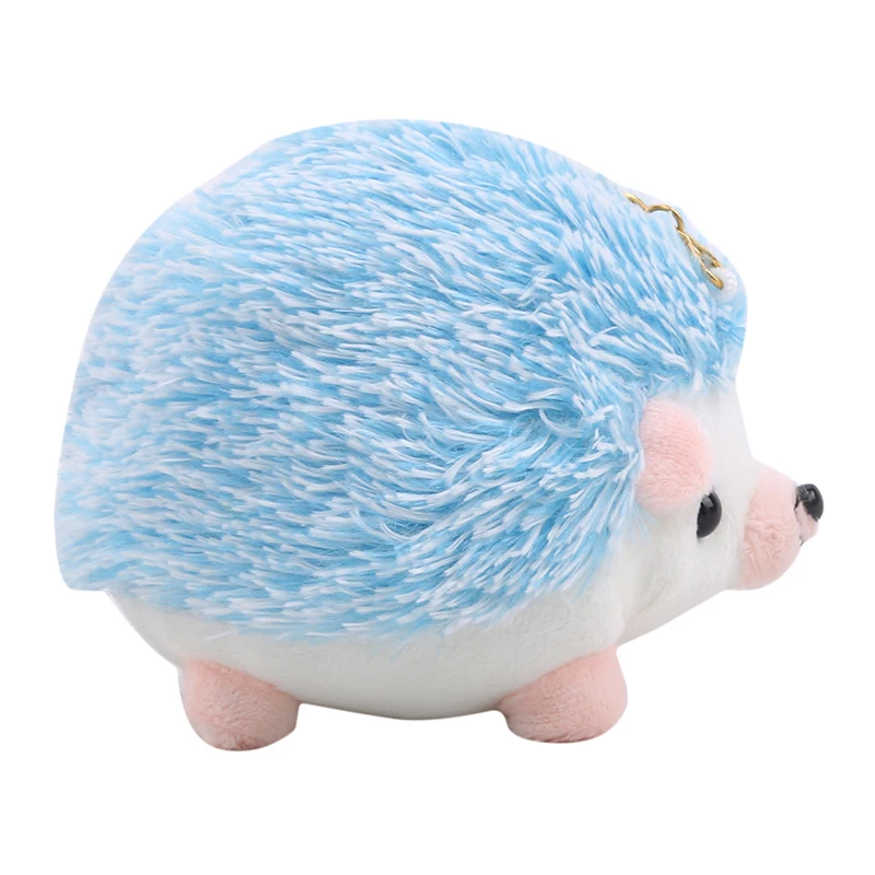 thumbnail image 1 of Plush Hedgehog Toys Baby Rattles Key Chain Ring Pendant Plush Toy Animal Stuffed Anime Car Fur Gifts For Women Girl Toys Doll, 1 of 5
