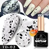 8ml No Wipe Top Coat Glitter Topcoat Seal Top Coat Flash Clear Gel Nude Diamond Matte Aurora Varnish Soak Off Nail Art Manicure 1