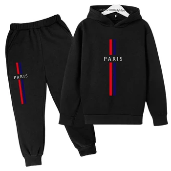 2 pezzi Felpa con cappuccio + Pantaloni 1