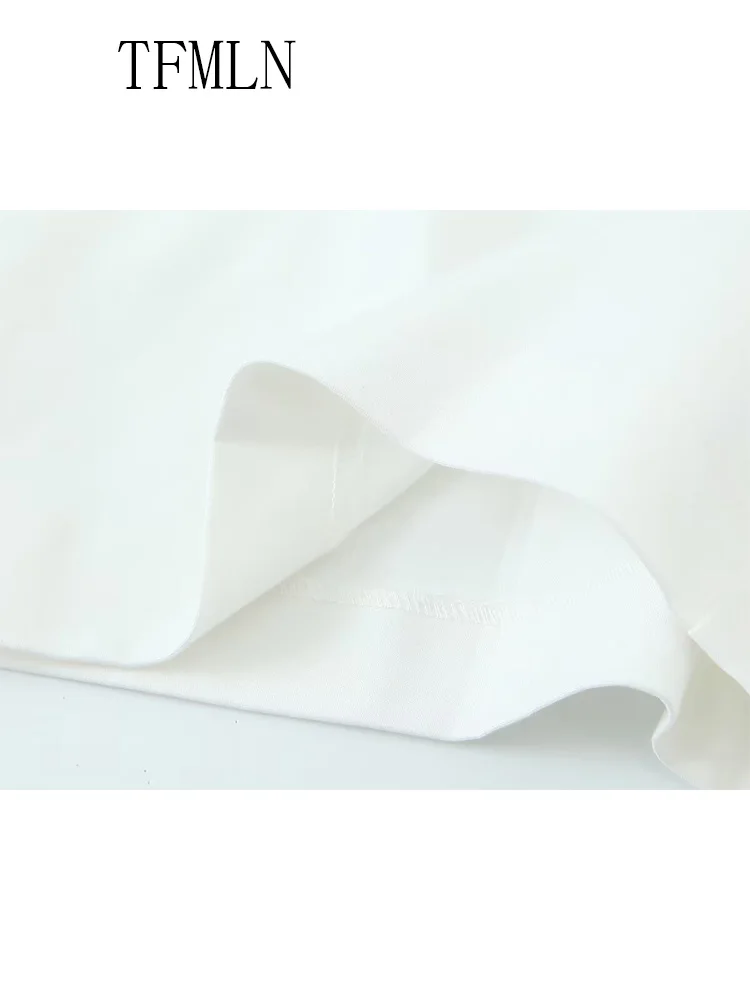 TFMLN 2025 Summer Women Solid Short With Belt Fashion Loose Casual Versatile Pleated Shorts Retro High Waist Side Pockets Shorts