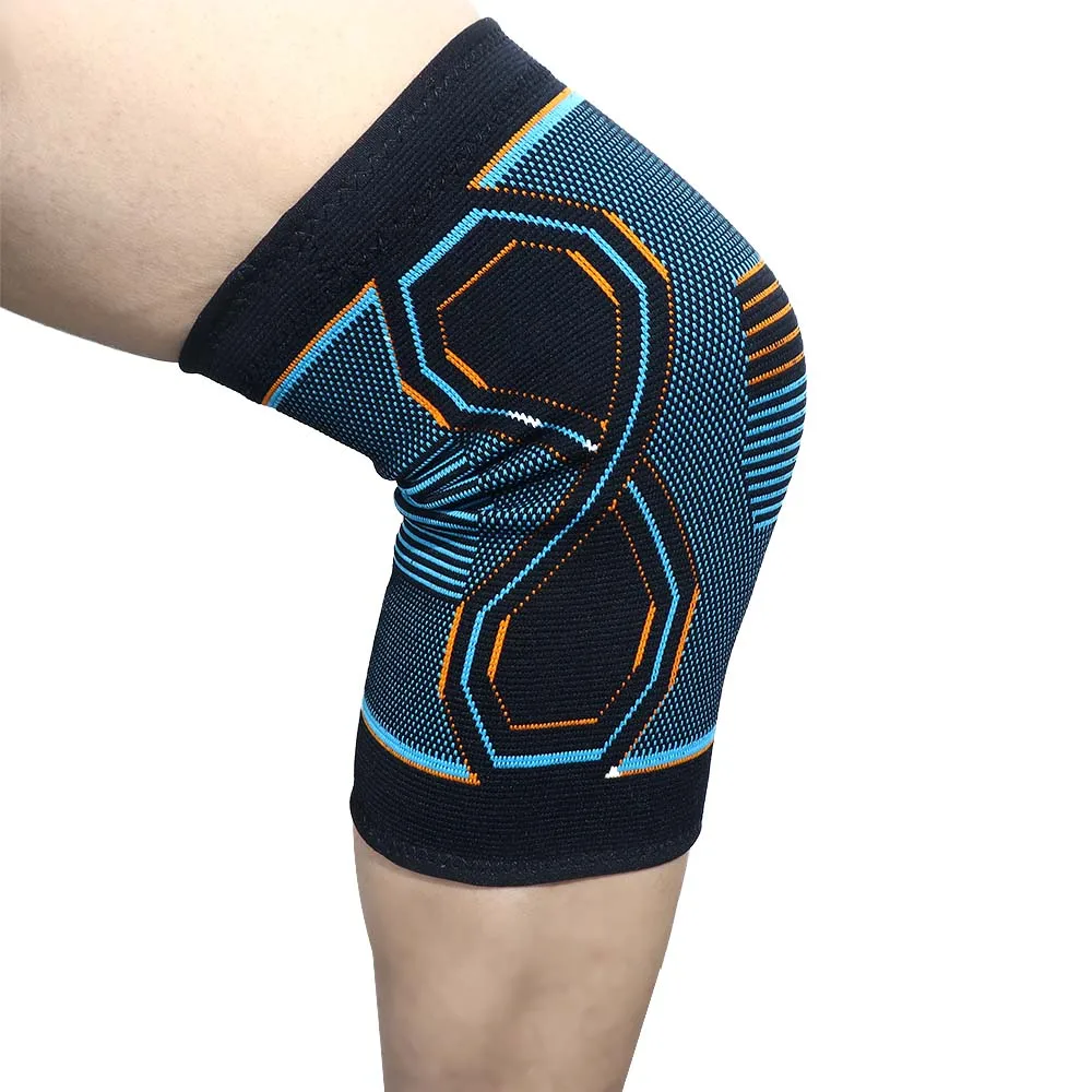 

1Pc Compression Knee Brace Workout Knee Support for Summer Fitness Joint Pain Running Biking Basketball Knitted Knee Sleeve