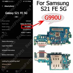 Universal Charging Port Board with USB Connector for Samsung Galaxy S21 Series (S21 FE G990U)