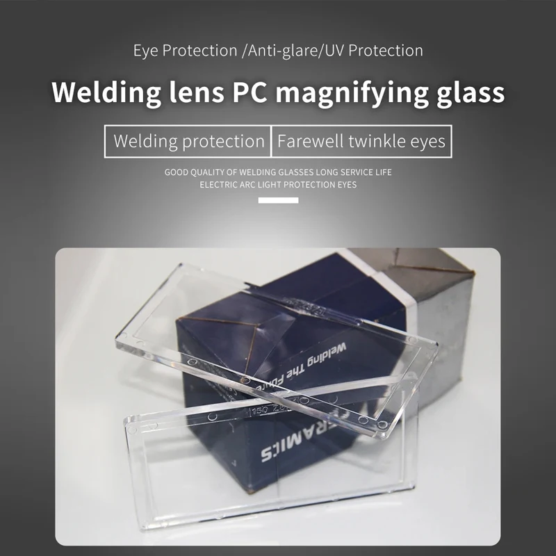 Welding tools  PC lens Transparent PC material 075/1.0/1.5/2.0/2.5/3.0 Diopter Welding Helmet Mask Glass Magnifier Lens Eye-Prot