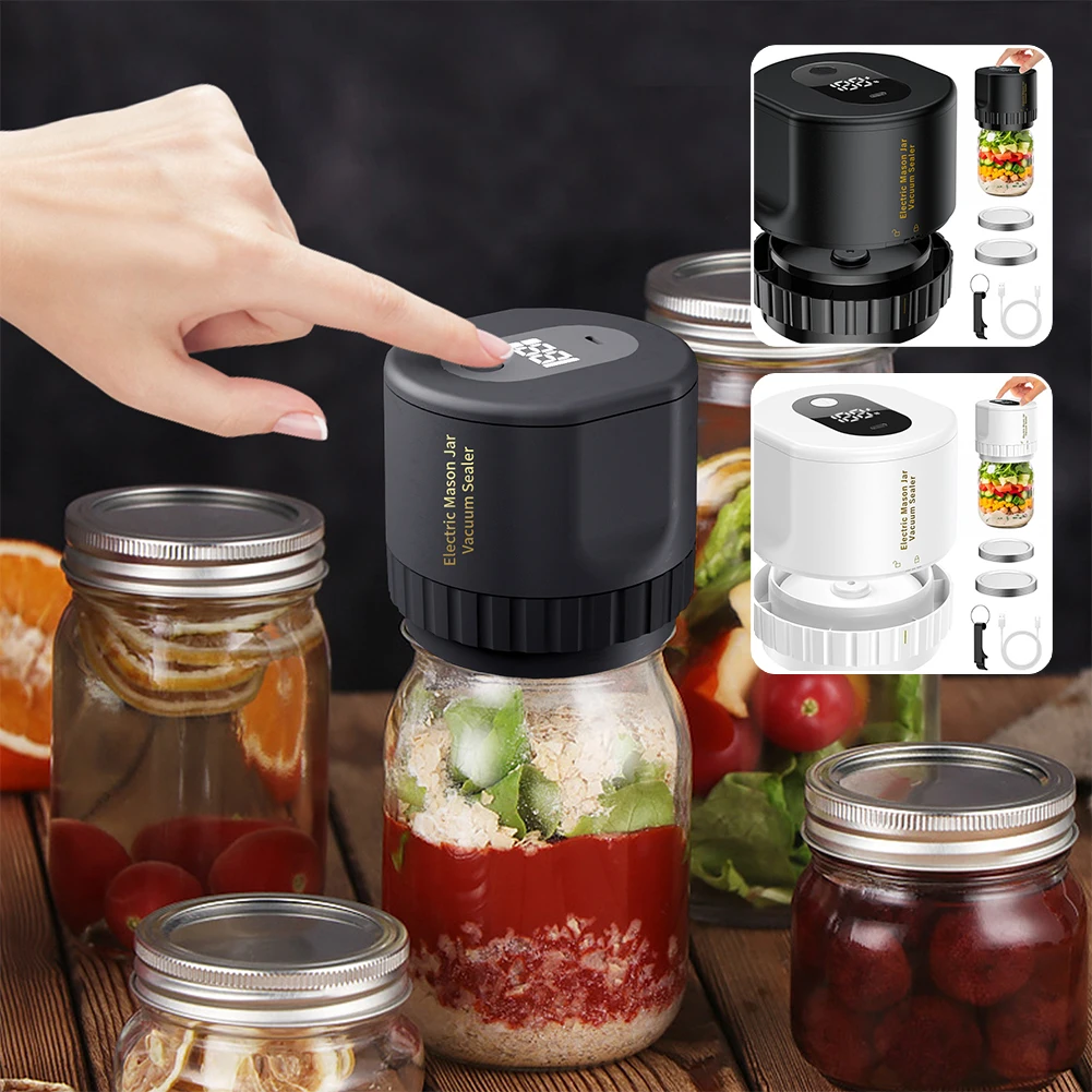 Electric Mason Jar Vacuum Sealer Kit 2