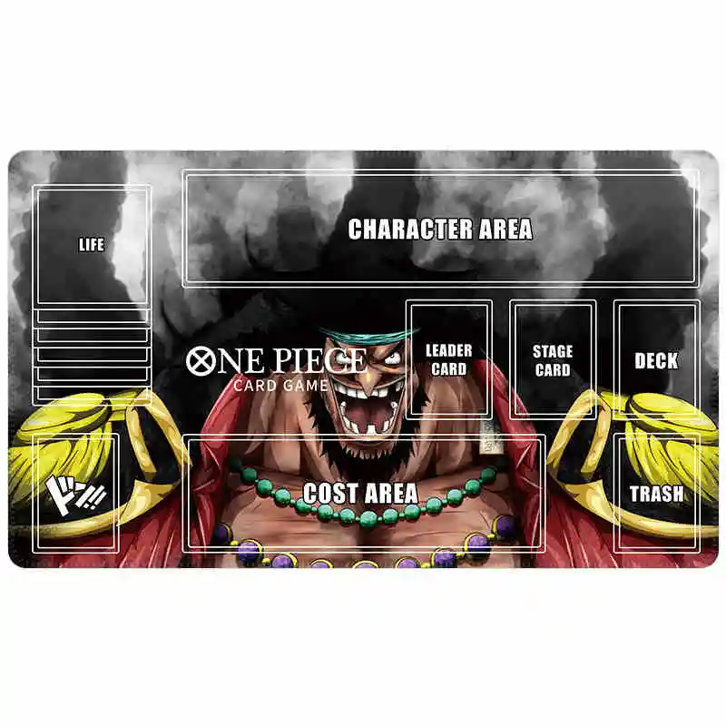Diy Game Card Mat OPCG Battle Game Anime Lock The Edge Table Mat Gift Toys One Piece Luffy Ace Zoro Teach 60*35*0.2Cm