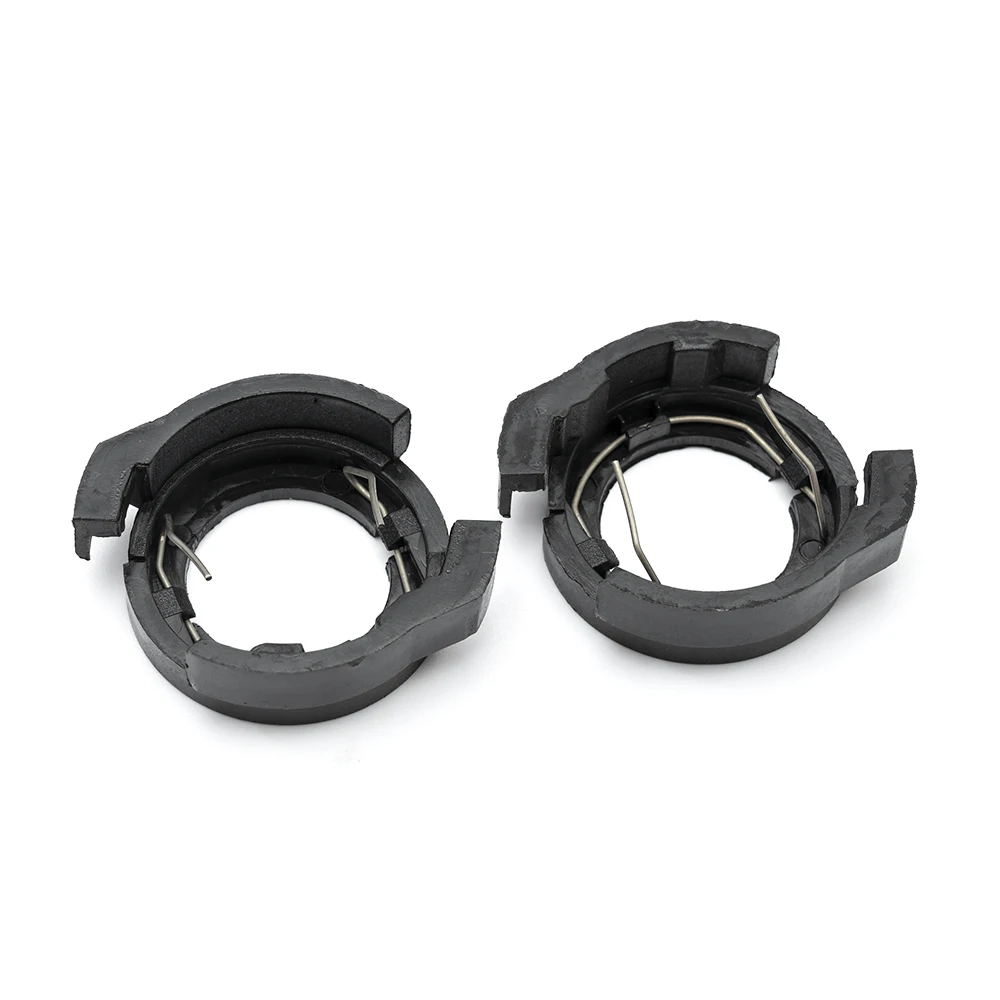 2PCSH7LEDHeadlightBulbRetainerClipBaseHolderHeadlampSocket